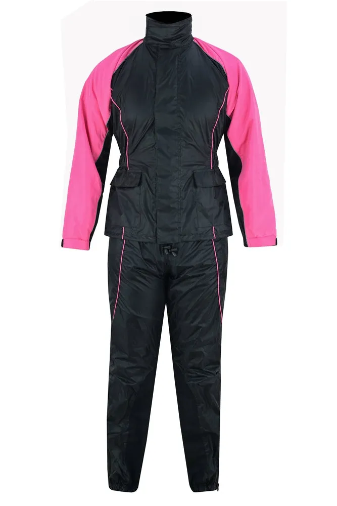 DS598PK Women's Rain Suit (Hot Pink)