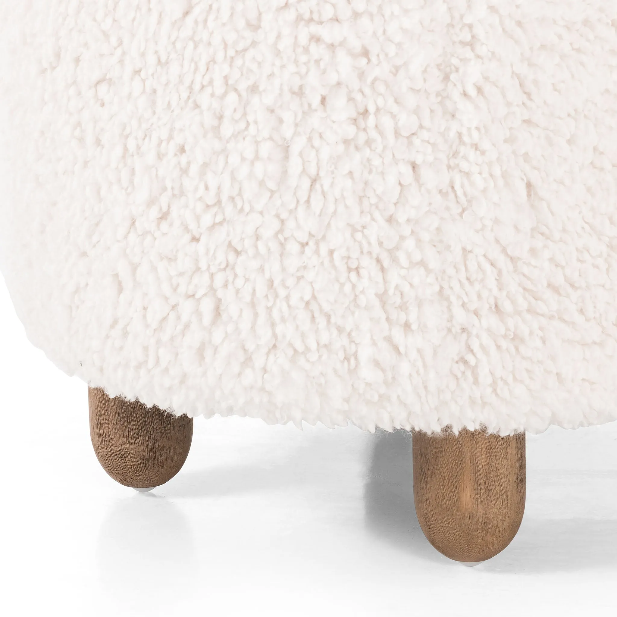 Four Hands Aniston Ottoman - Andes Natural