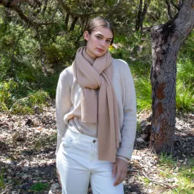 Harpers Emporium Cashmere Travel Wrap in Taffy