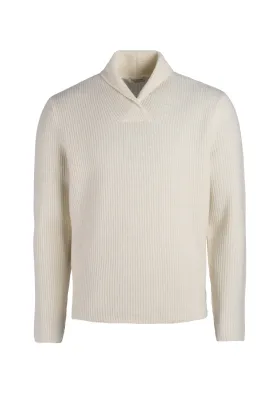 Shawl collar sweater