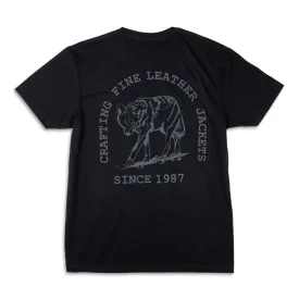 SINCE 1987 TEE SHIRT-BLACK